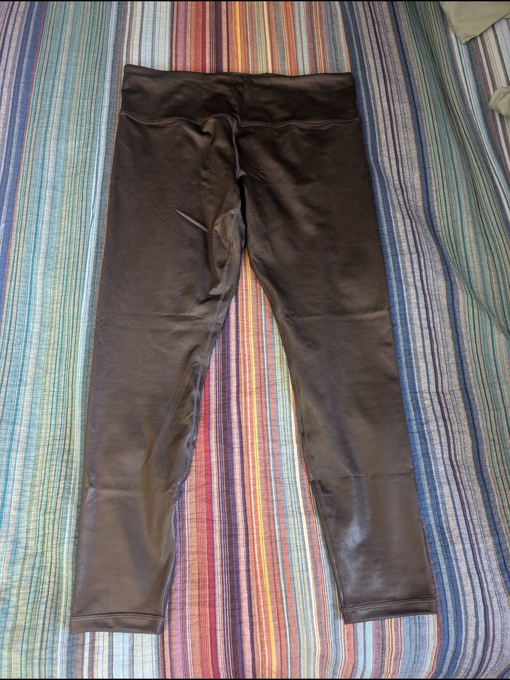 Athleta Brown Women's Matte Foil Shine Tights